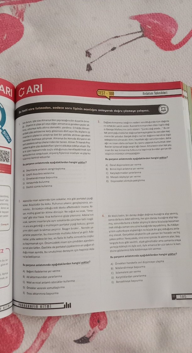 Paragrafın Ritmi ÖSYM Hazırlık Kitabı - Görsel 3