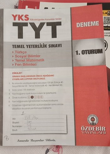  Beden Altın Karma TYT Deneme Seti 2021 Model