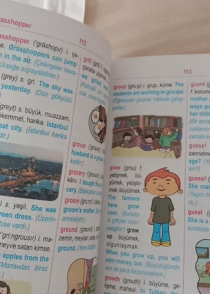 Büyük resimli İngilizce Türkçe sözlük  - Görsel 2