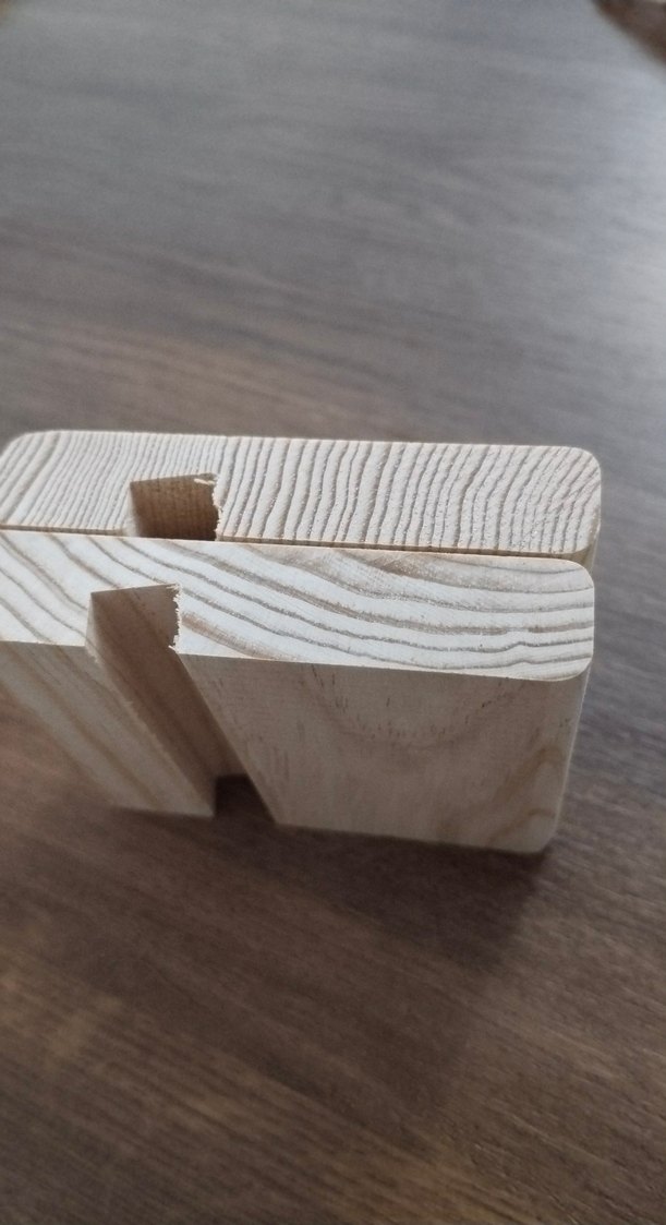 Bej Ahşap Telefon Tutucu - Görsel 4