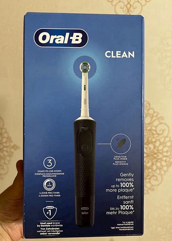Oral-B Clean Siyah Elektrikli Diş Fırçası