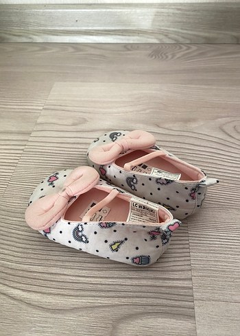 Pembe Fiyonklu Kız Babet Ayakkabı - Görsel 2