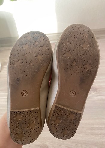 Kız Çocuk Bej Fiyonklu Babet - Görsel 5