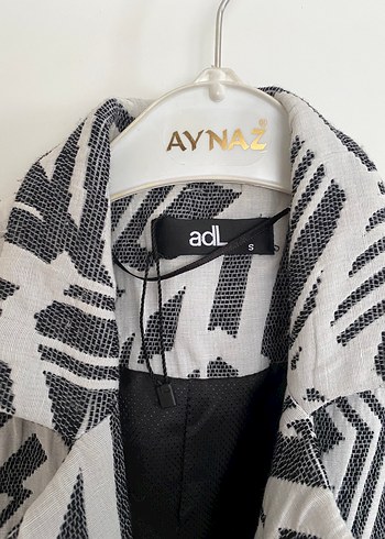 Adl Kadın Gri karışık Desenli Ceket - Görsel 2