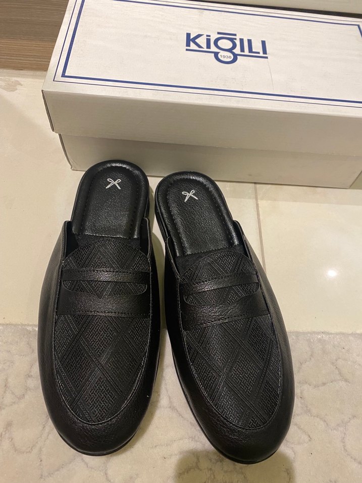 Kığılı Erkek Siyah ev terliği - Görsel 2