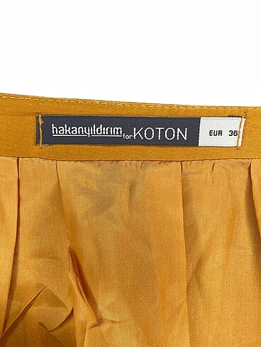36 Beden çeşitli Renk Koton Mini Etek %70 İndirimli.