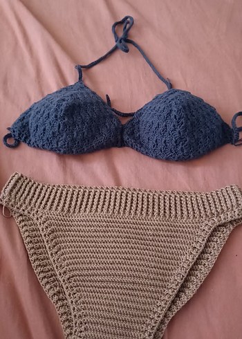 Örgü Bohem Kadın Bikini Takımı
