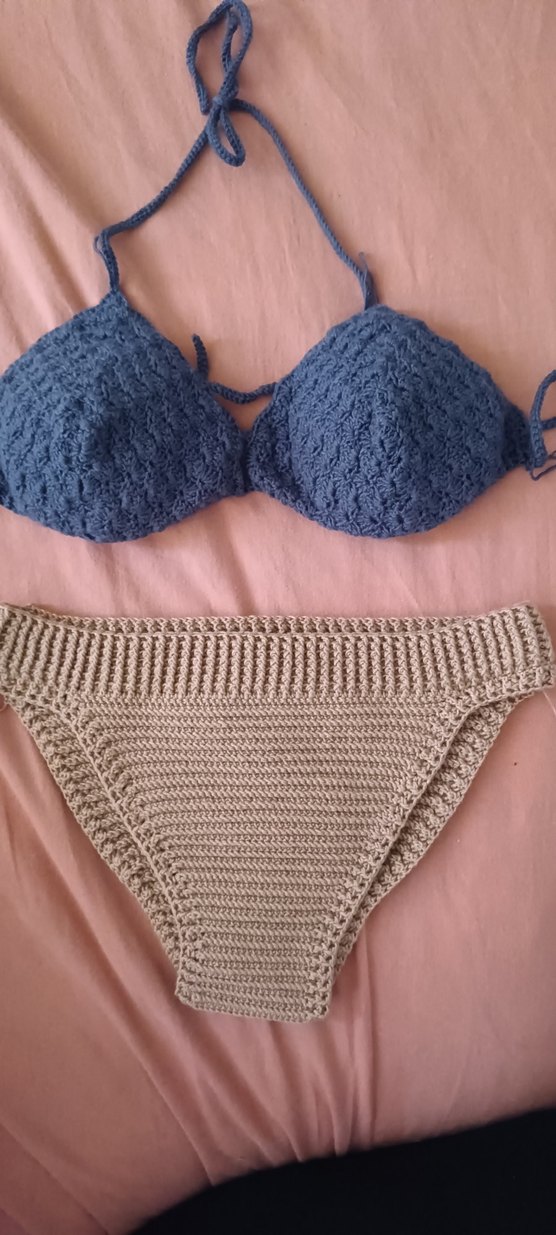 Örgü Bohem Kadın Bikini Takımı - Görsel 2