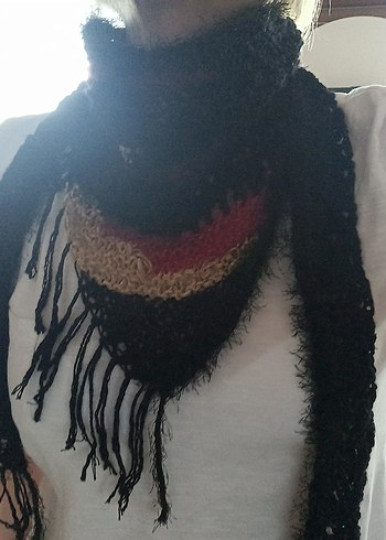 Nakışlı Bohem Örgü Kadın boyunluk - Görsel 11