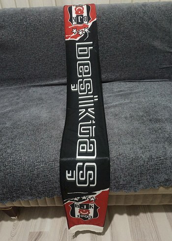 Beşiktaş çift taraflı şal - Görsel 18