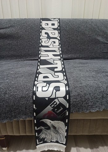 Beşiktaş çift taraflı şal - Görsel 17