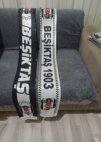 Beşiktaş çift taraflı şal - Görsel 11