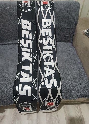 Beşiktaş çift taraflı şal - Görsel 12