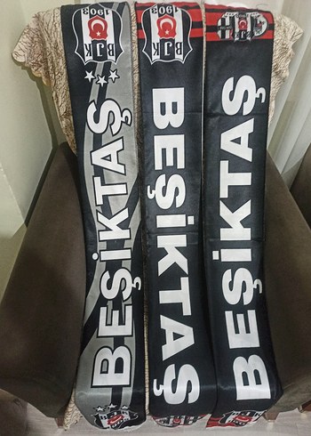 Beşiktaş çift taraflı şal - Görsel 9