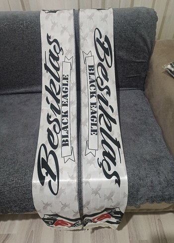 Beşiktaş çift taraflı şal - Görsel 8