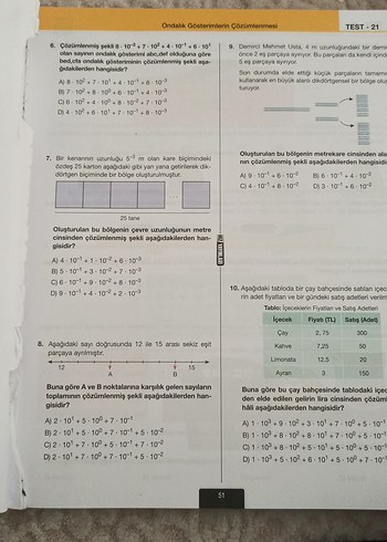  8. Sınıf Matematik Soru Bankası - Hız Yayınları