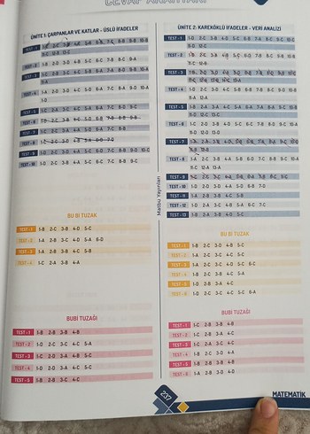  Beden 8. Sınıf Matematik Soru Bankası - Bu Bi Tuzak