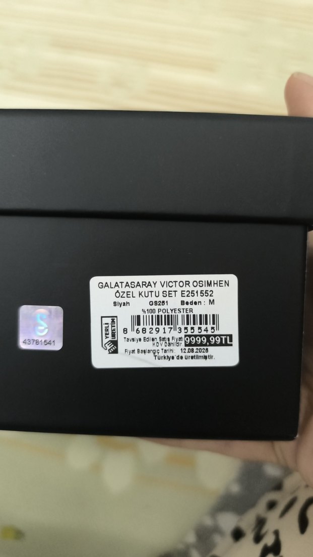 orjinal siyah Galatasaray forması - Görsel 2