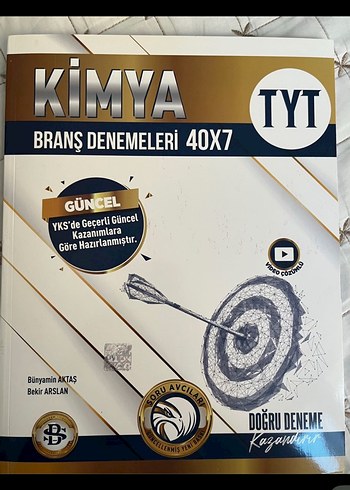 TYT Kimya Branş Denemeleri 40x7 Güncel