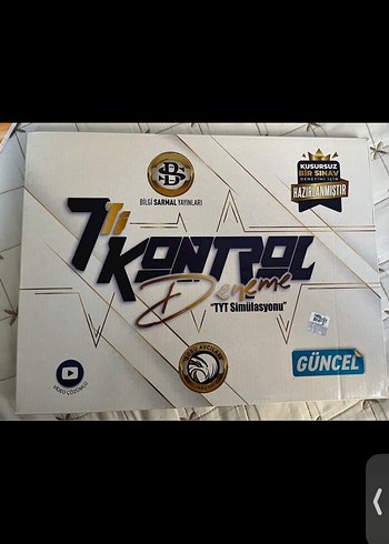 TYT Kontrol Deneme Sınavı Güncel Bilgi sarmal yayınları