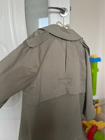 m Beden yeşil Renk Oversize kısa trençkot Çağla