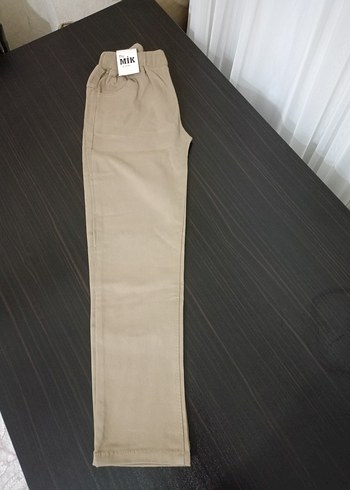 12-13 Yaş Beden Bej Erkek Çocuk Regular Fit Pantolon
