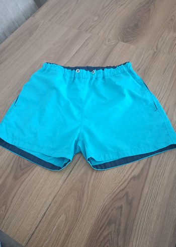 Renkli Mavi Erkek Mini Şort - Görsel 3