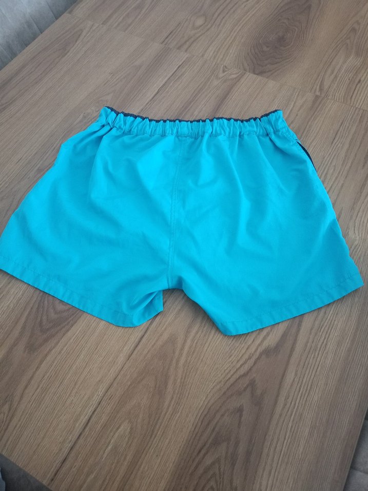 Renkli Mavi Erkek Mini Şort - Görsel 2