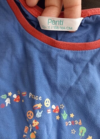 11-12 Yaş Beden çeşitli Renk Erkek çocuk pijama takımı