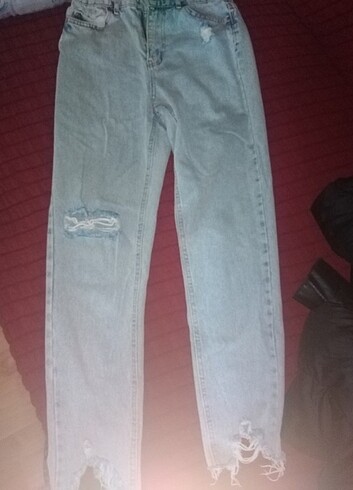 Zara Kot yırtık pantolon