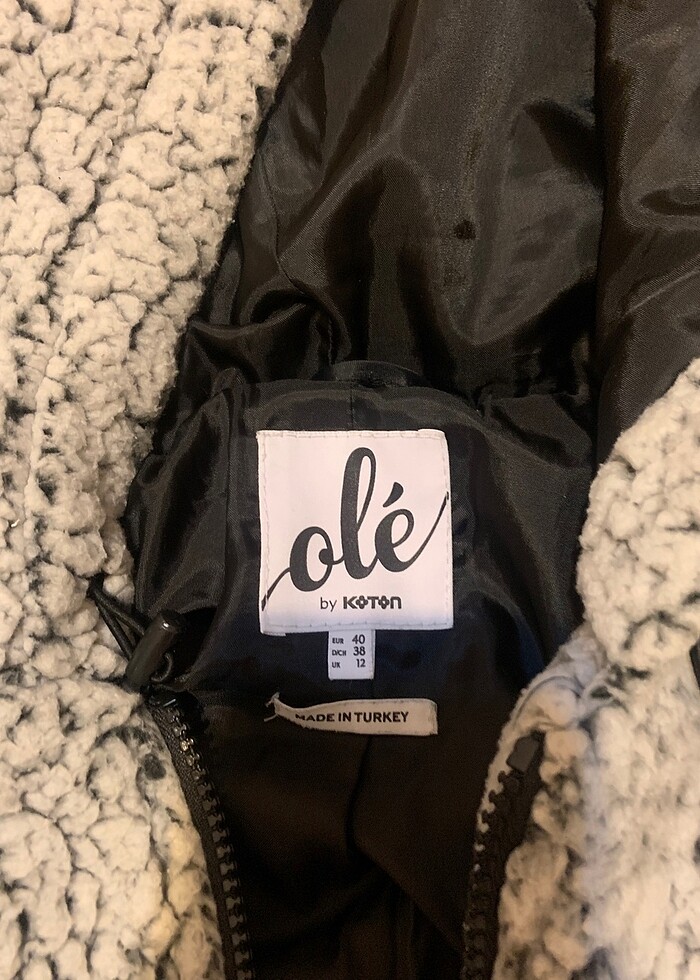 Peluş mont - Görsel 3