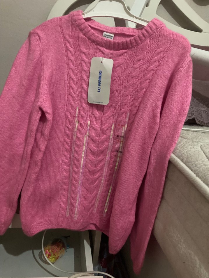 LC Waikiki Pembe Triko Kazak — görsel 3/5