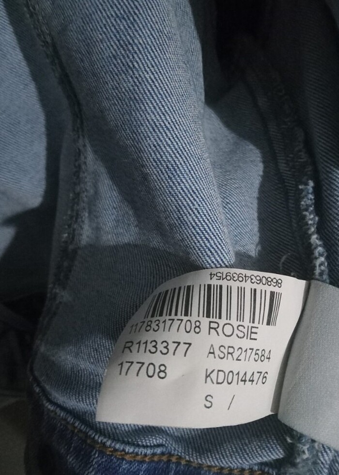 Mavi jeans ceket  - Görsel 3