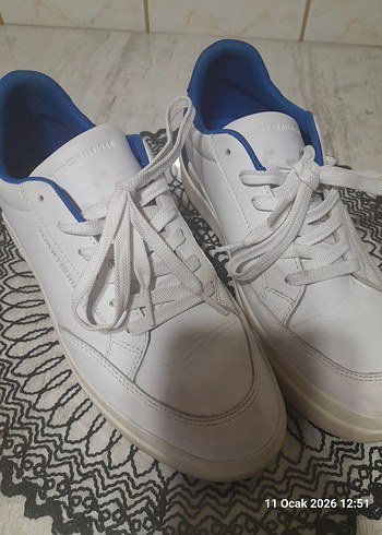 Beyaz Bağcıklı Kadın Spor Ayakkabı - Görsel 2