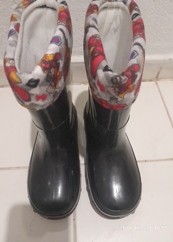 Renkli Erkek Çocuk Lastik Çizme - Görsel 4