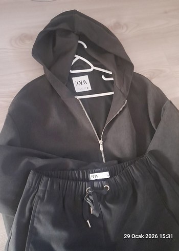 KadınKapüşonlu Fermuarlı Ceket - Görsel 2