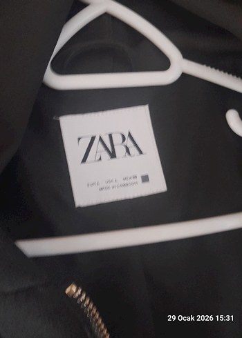 KadınKapüşonlu Fermuarlı Ceket - Görsel 6