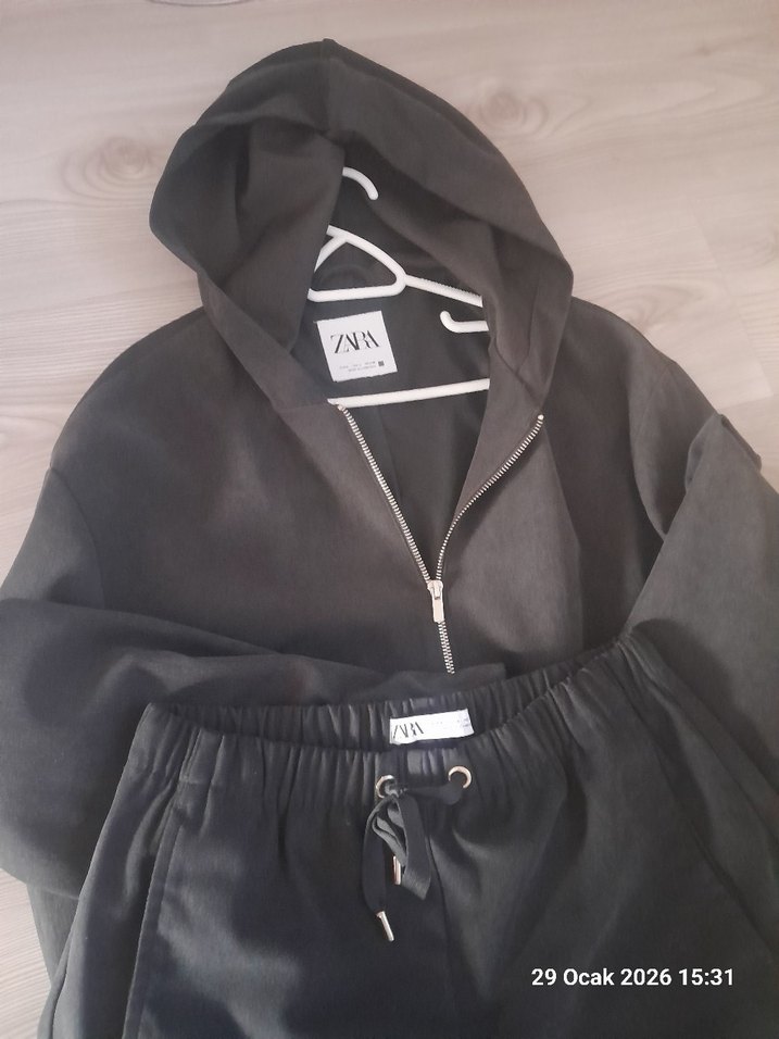 KadınKapüşonlu Fermuarlı Ceket - Görsel 2