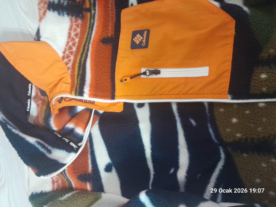 Orjinal Columbia Fermuarlı Erkek Polar - Görsel 5