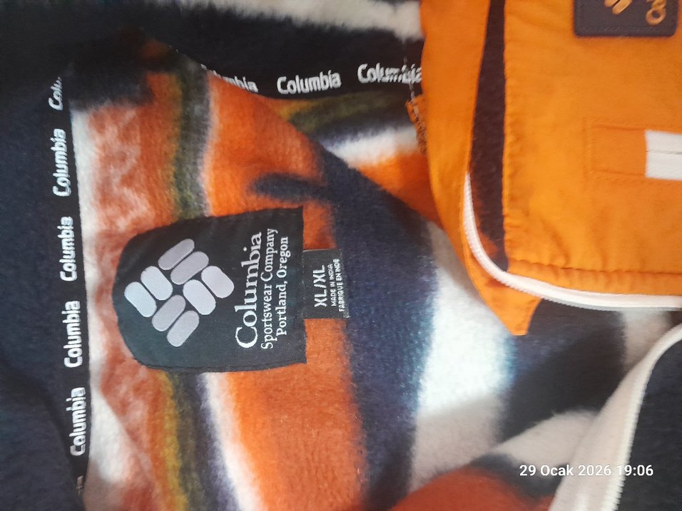 Orjinal Columbia Fermuarlı Erkek Polar - Görsel 4