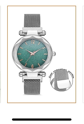Aqua di polo mıknatıslı saat