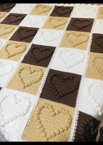 Nakışlı Örgü Çocuk Battaniyesi - Görsel 3