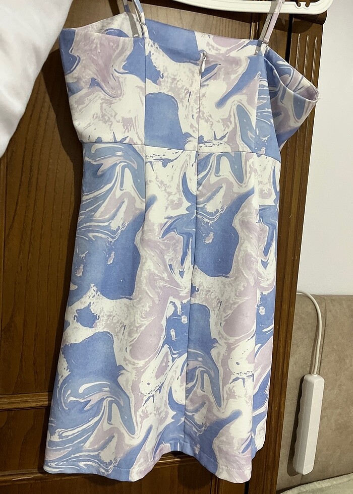 çok renkli mini elbise - Görsel 2