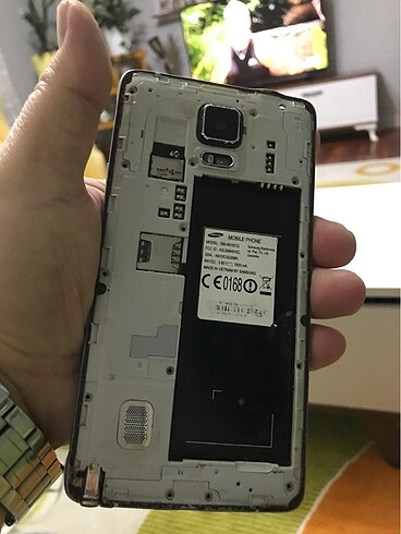 Samsung galaxy note 4 parçalık