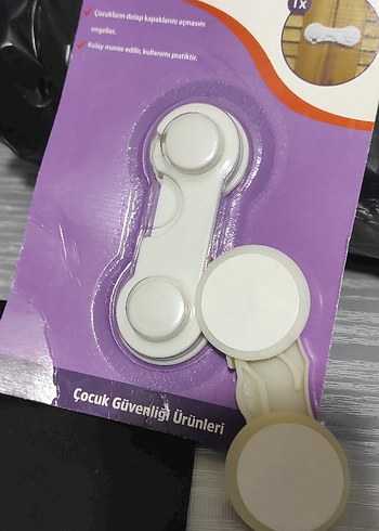 Beyaz Dolap Kapak Kilidi Çocuk Güvenliği 4 lü - Görsel 2