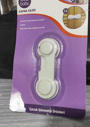 Beyaz Dolap Kapak Kilidi Çocuk Güvenliği 4 lü - Görsel 3