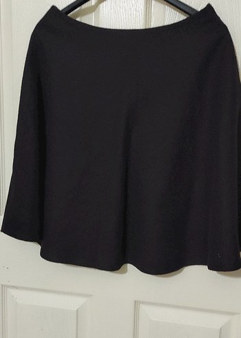 Siyah düz üstü Etek mor - Görsel 2