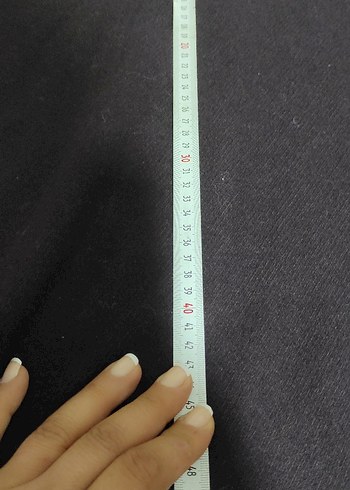 Siyah düz üstü Etek mor - Görsel 6