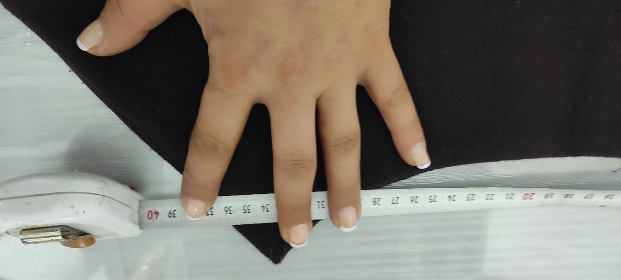 Siyah düz üstü Etek mor - Görsel 5