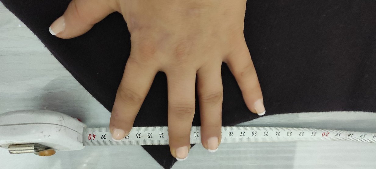 Siyah düz üstü Etek mor - Görsel 4